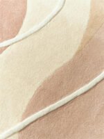 Desert Flow Wool Rug – Blush, Nude & Ivory | Organic Earth Tones - Image 2