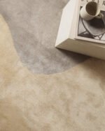 Silken Cloud Wool Rug – Grey & Beige | Soft Abstract Elegance - Image 5