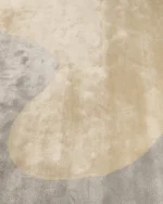 Silken Cloud Wool Rug – Grey & Beige | Soft Abstract Elegance - Image 3