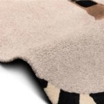 Moorish Archway Wool Rug – Sandstone & Black Geometric Columns | Andalusian Inspired - Image 3