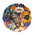 Midnight bloom | organic & sculpture |Blue, grey & lavender| Abstract