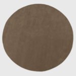 Chestnut Charm | Geometric Rug | Brown | Circular Rug