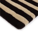 Ink Drift | Geometric Rug | Beige & white |Grid & Lines - Image 3