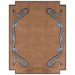 Serpent Frame | Artistic Rug | Brown & earthy | Vintage