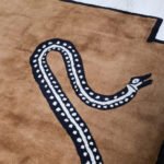 Serpent Frame | Artistic Rug | Brown & earthy | Vintage - Image 2