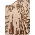 Dune Mirage  | Abstract Rug | Brown & Beige |Grid & Lines - Image 4