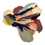 Wild Petal | Artistic Rug | Blue, Beige & Brown| Nature Inspired