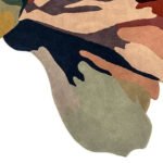 Wild Petal | Artistic Rug | Blue, Beige & Brown| Nature Inspired - Image 2