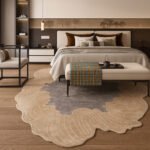 Golden Drift  - Beige & Grey | Modern, Minimalist - Image 2