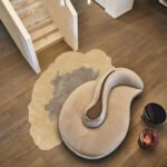 Golden Drift  - Beige & Grey | Modern, Minimalist - Image 3