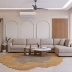 Golden Drift  - Beige & Grey | Modern, Minimalist - Image 5